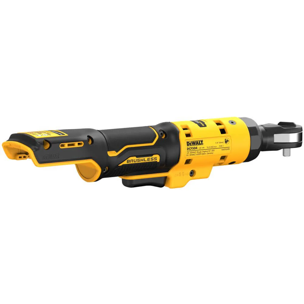Угловой гайковерт - аккумуляторный бесщеточный ключ-трещотка DeWALT DCF504N