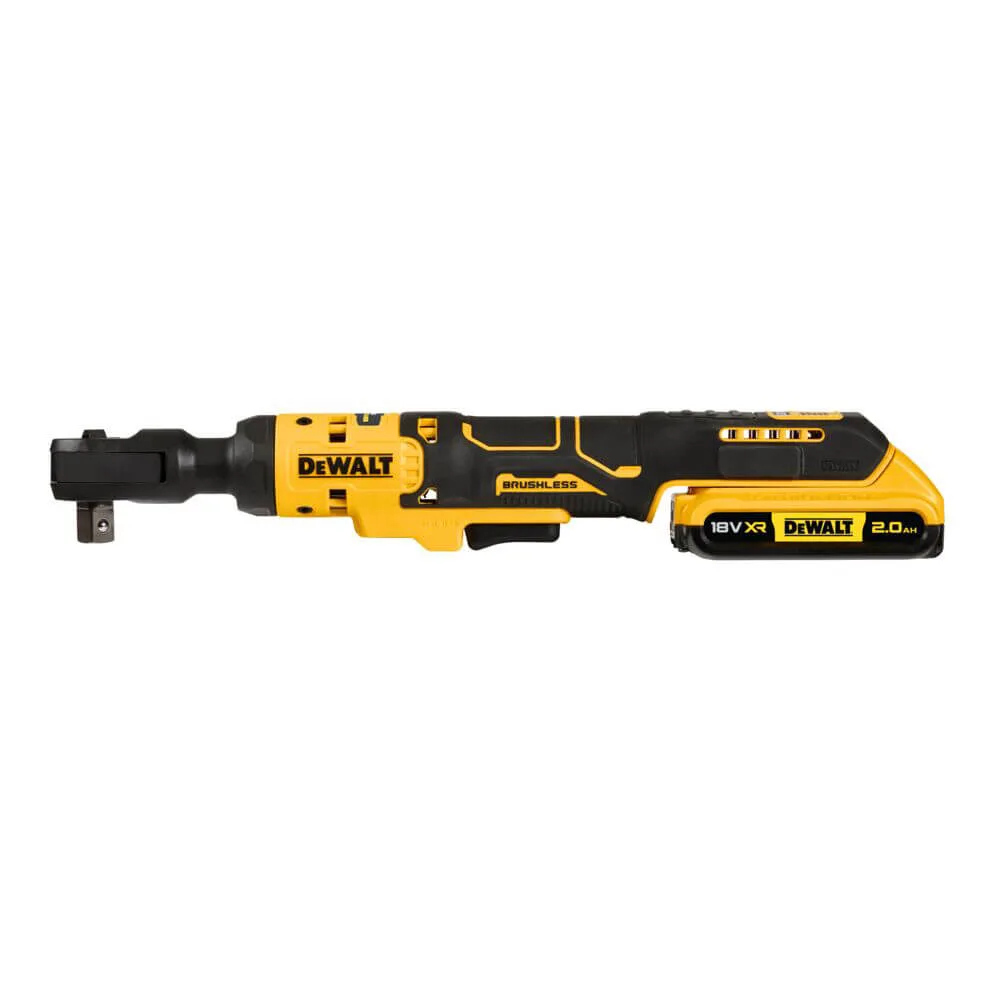 Угловой гайковерт - аккумуляторный бесщеточный ключ-трещотка DeWALT DCF512D1