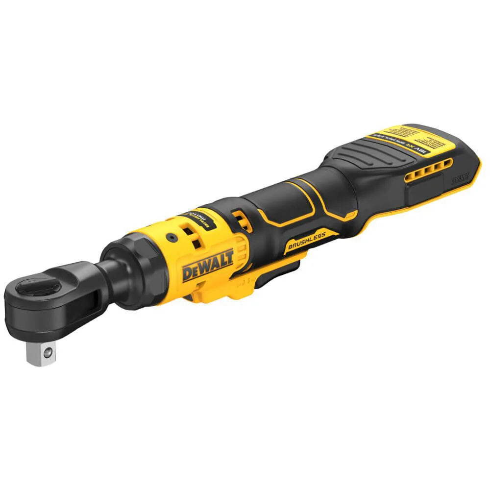 Угловой гайковерт - аккумуляторный бесщеточный ключ-трещотка DeWALT DCF512N