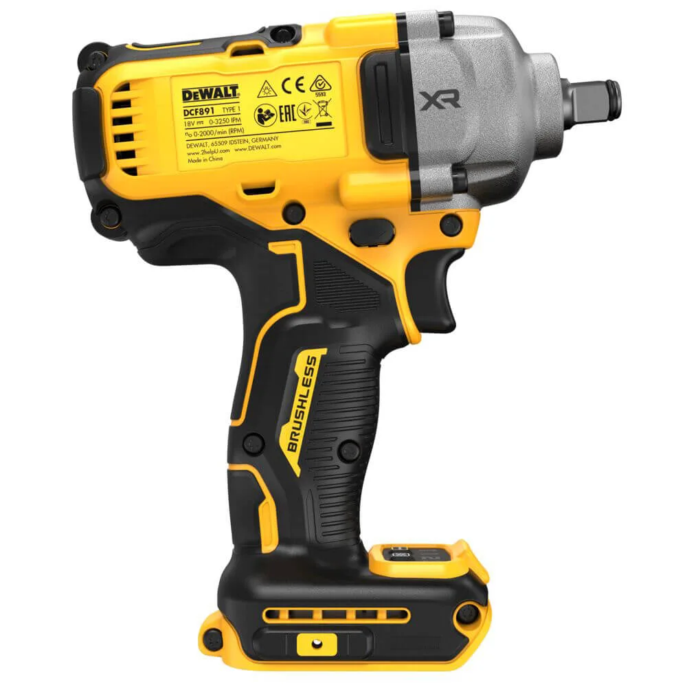 Ударный аккумуляторный бесщеточный DeWALT DCF891NT
