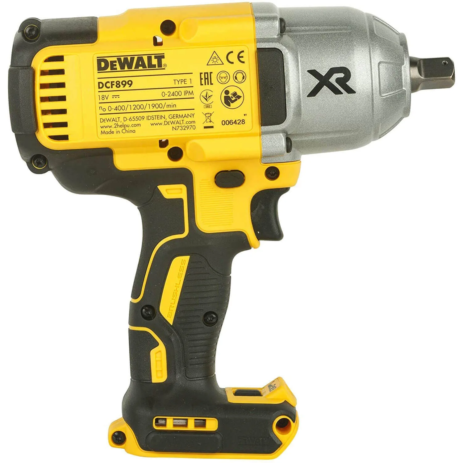 Аккумуляторный ударный гайковерт DeWalt DCF899N