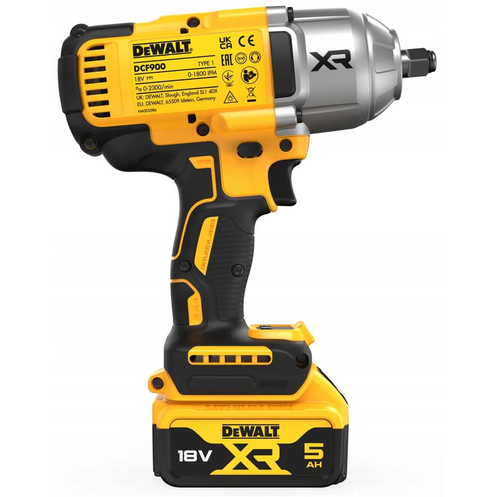 Ударный аккумуляторный бесщеточный DeWALT DCF900P2T