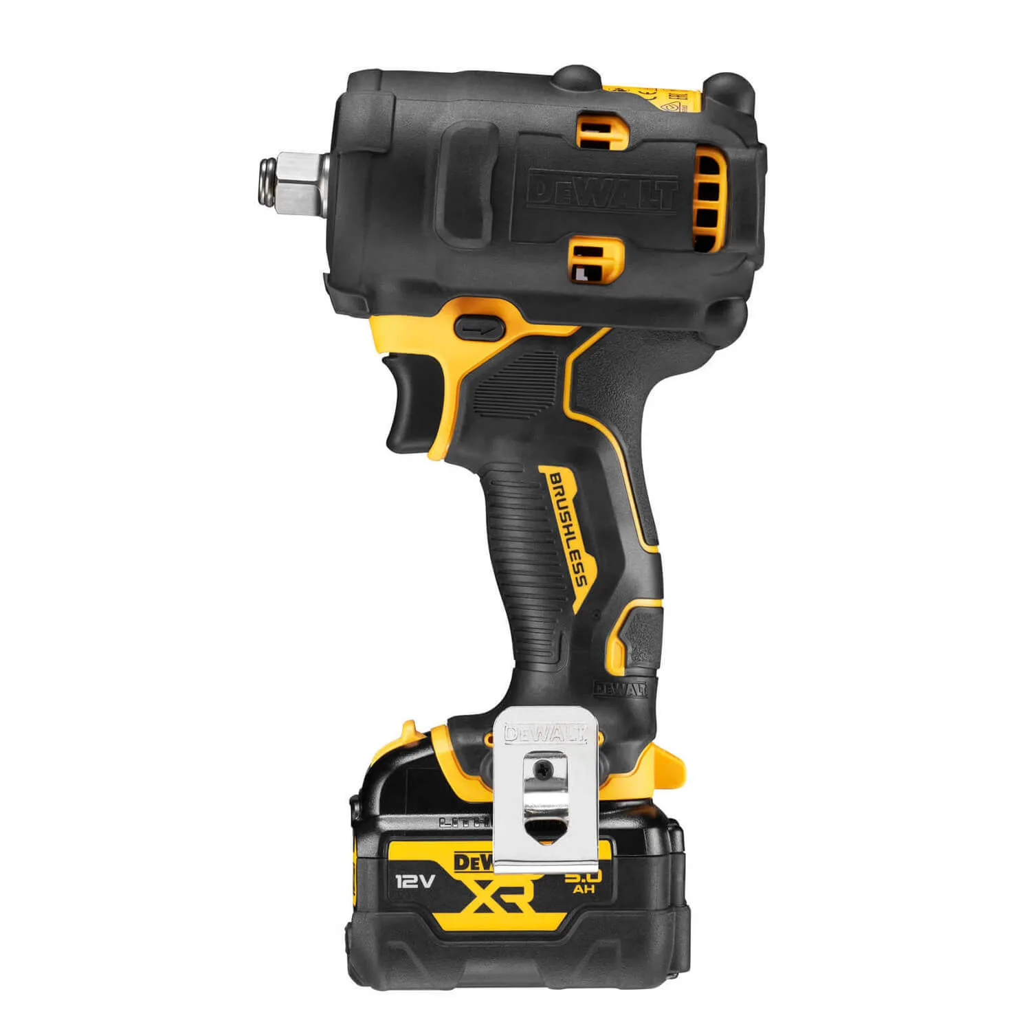 Ударный аккумуляторный бесщеточный гайковерт DeWALT DCF901P1G
