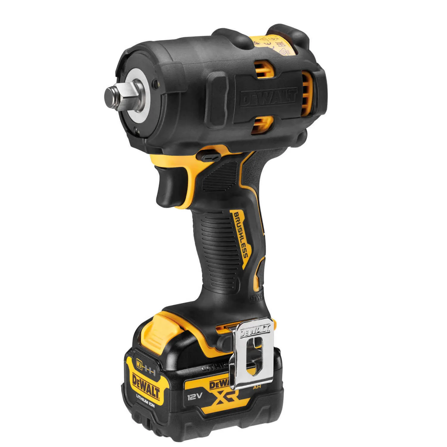 Ударный аккумуляторный бесщеточный гайковерт DeWALT DCF901P1G