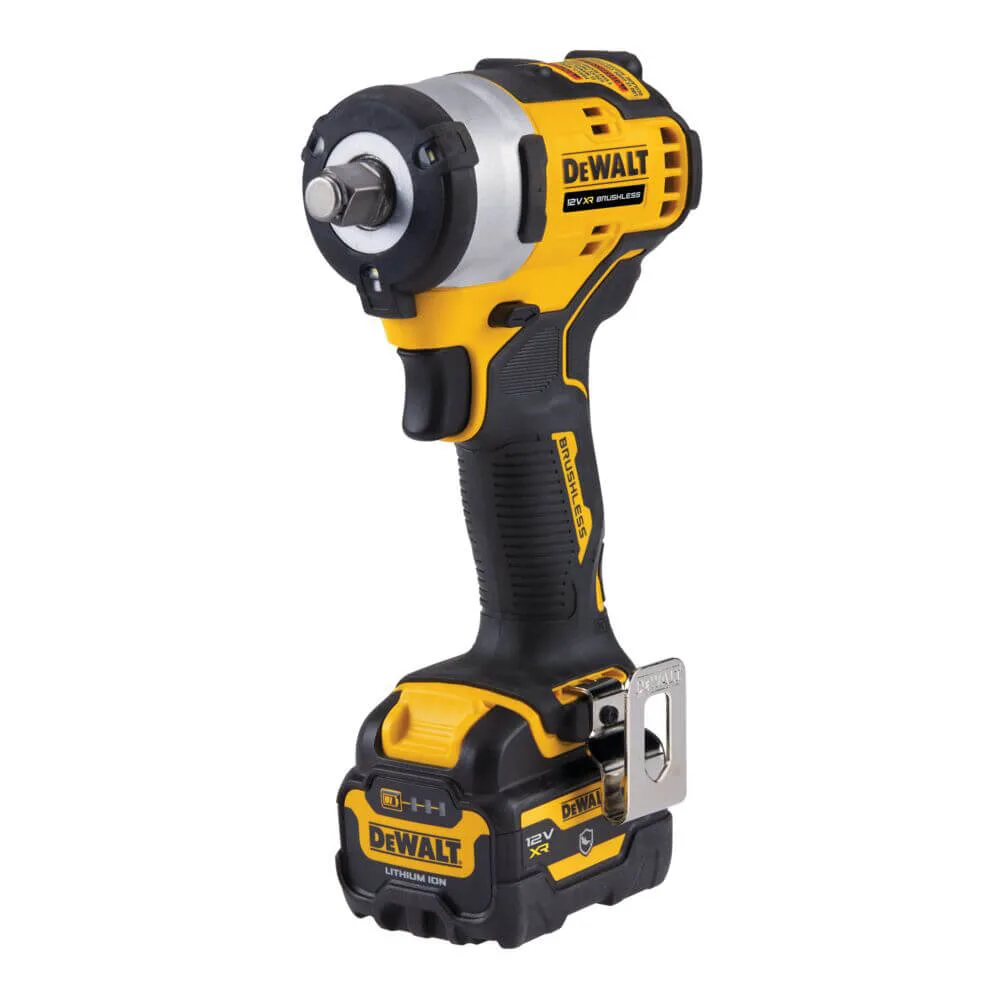Ударный аккумуляторный бесщеточный гайковерт DeWALT DCF901P1G