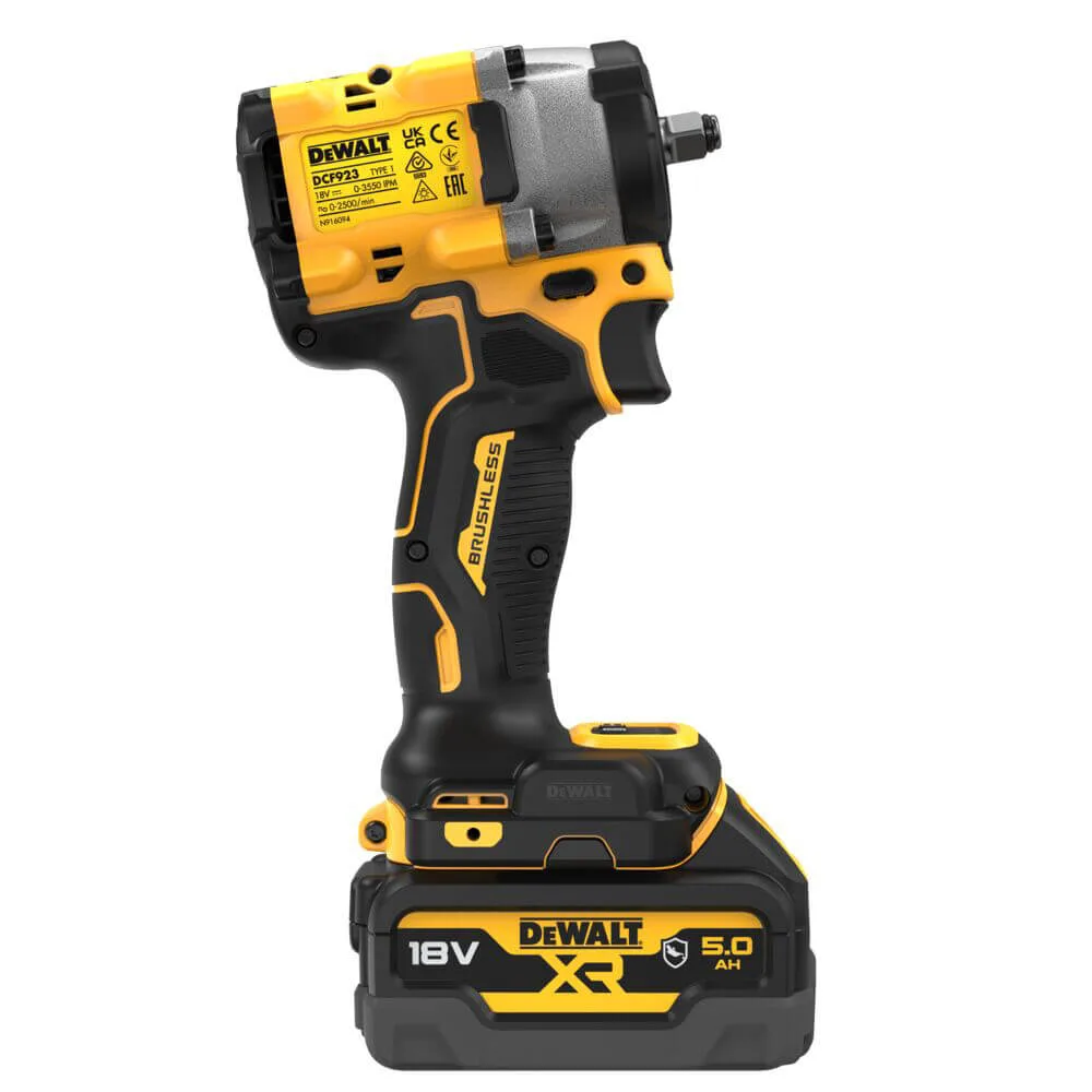 Ударный аккумуляторный бесщеточный DeWALT DCF923P2G