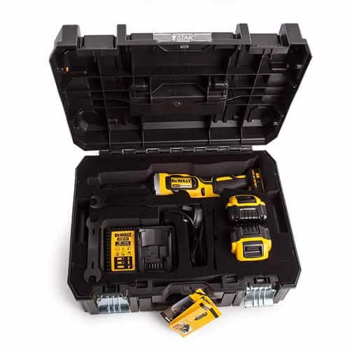 Аккумуляторная прямошлифовальная машина DeWalt DCG426P2