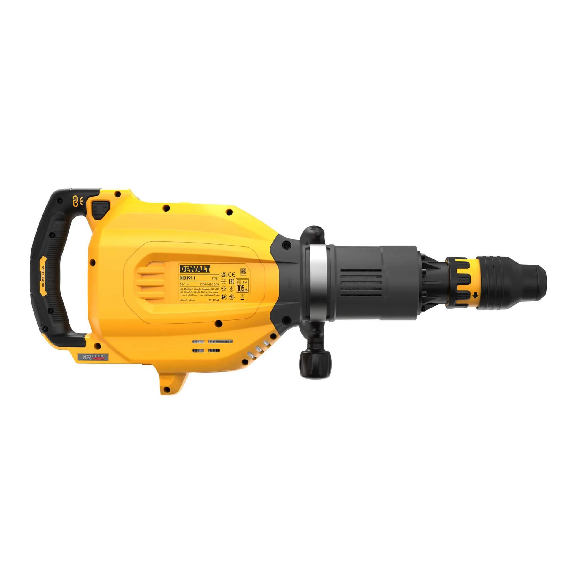 Аккумуляторный бесщеточный отбойный молоток SDS-MAX DeWALT DCH911NK