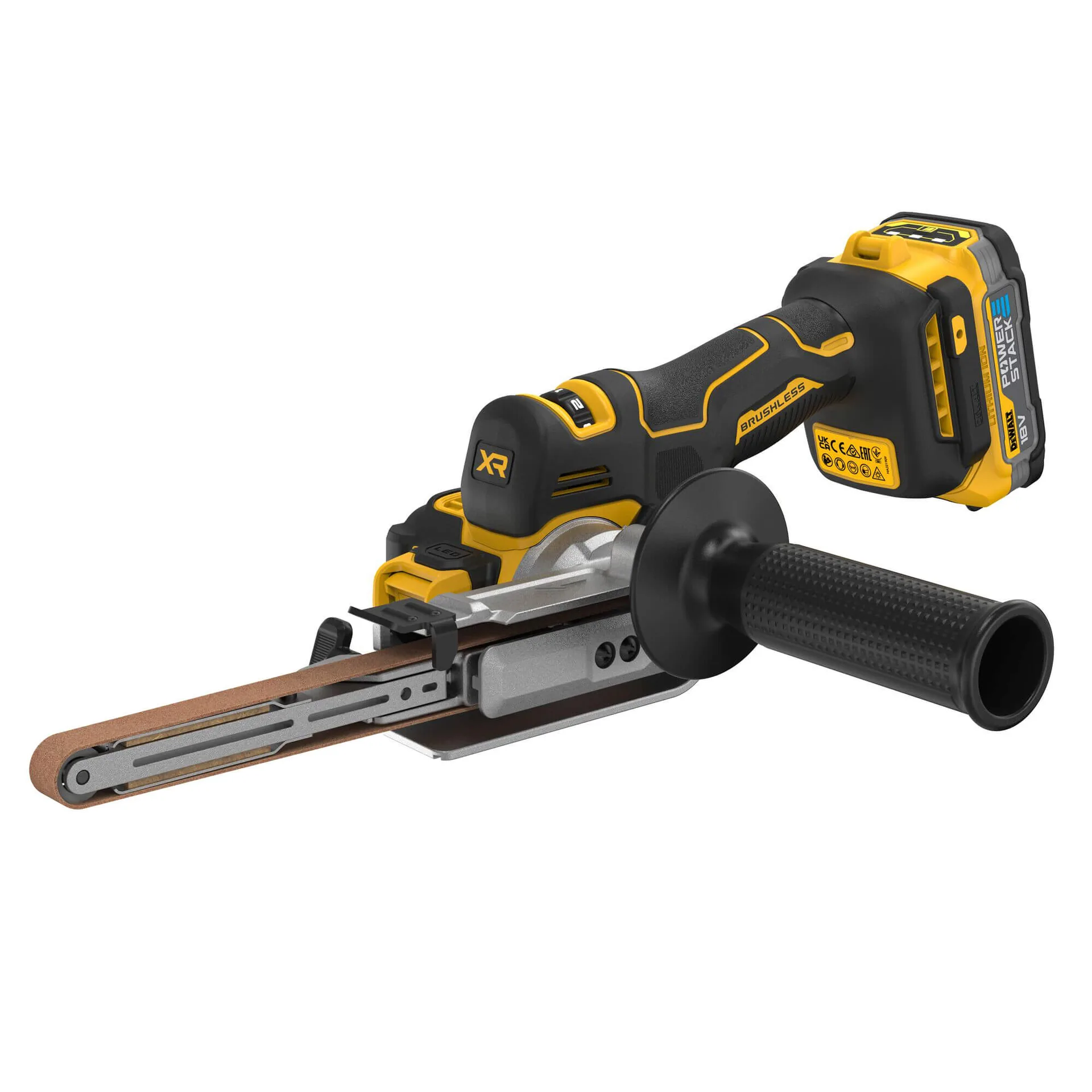 Аккумуляторная бесщеточная ленточная шлифовальная машина DeWALT DCM200E2T
