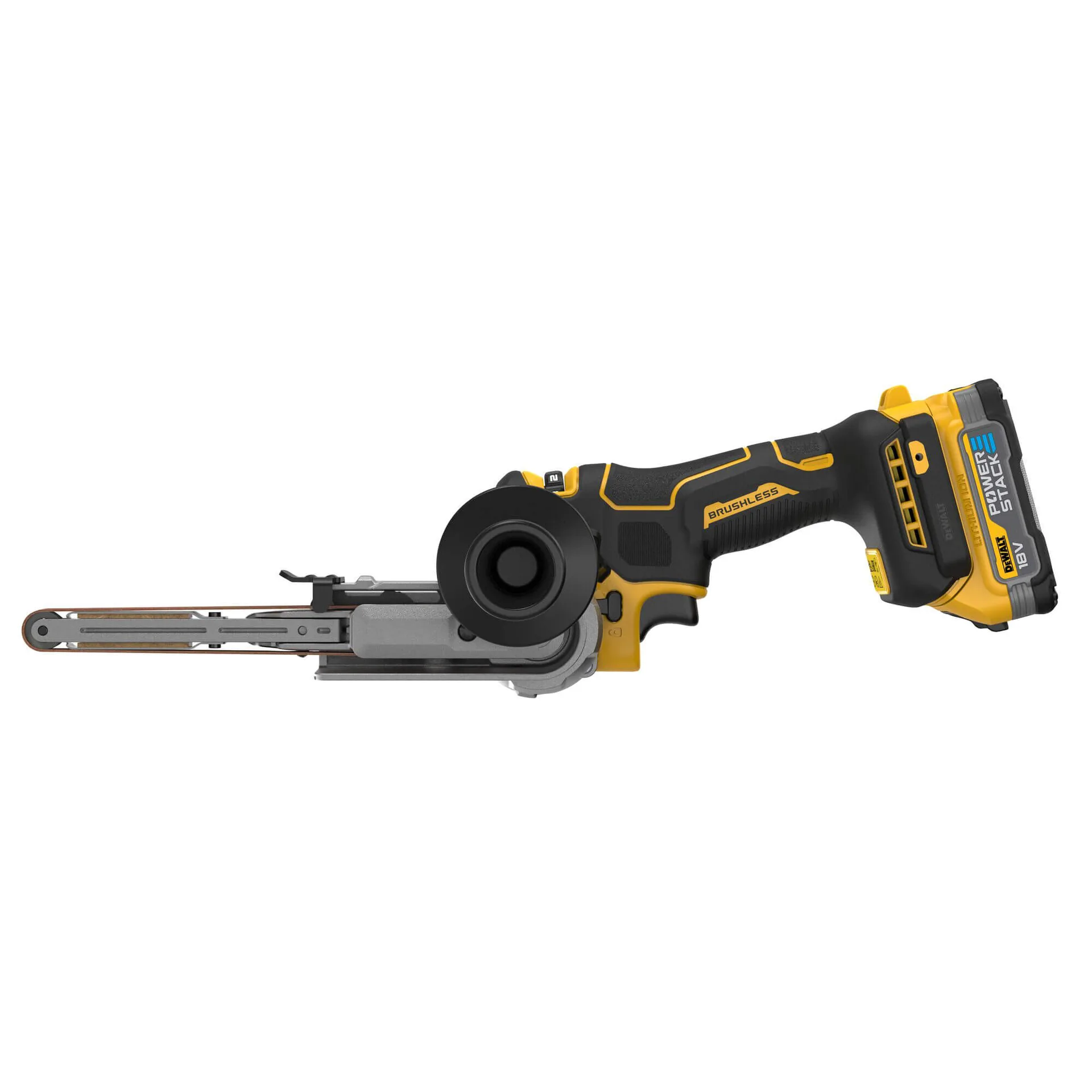 Аккумуляторная бесщеточная ленточная шлифовальная машина DeWALT DCM200E2T
