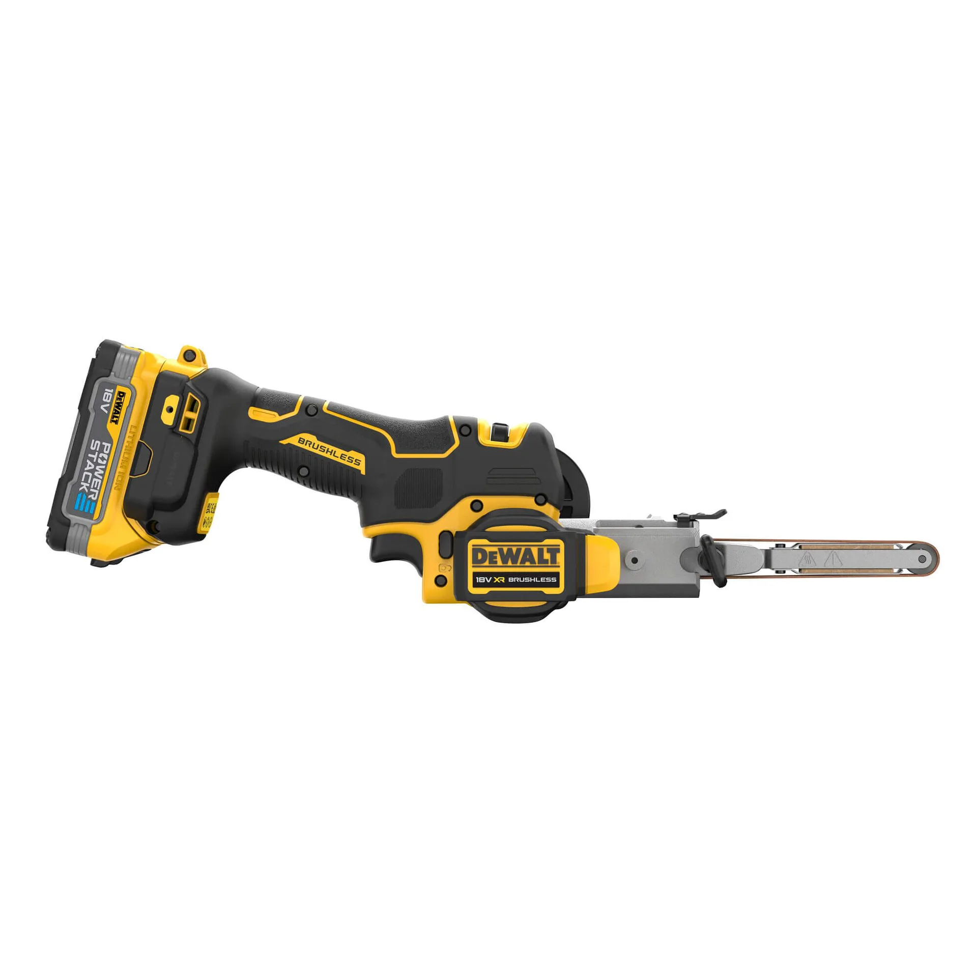 Аккумуляторная бесщеточная ленточная шлифовальная машина DeWALT DCM200E2T