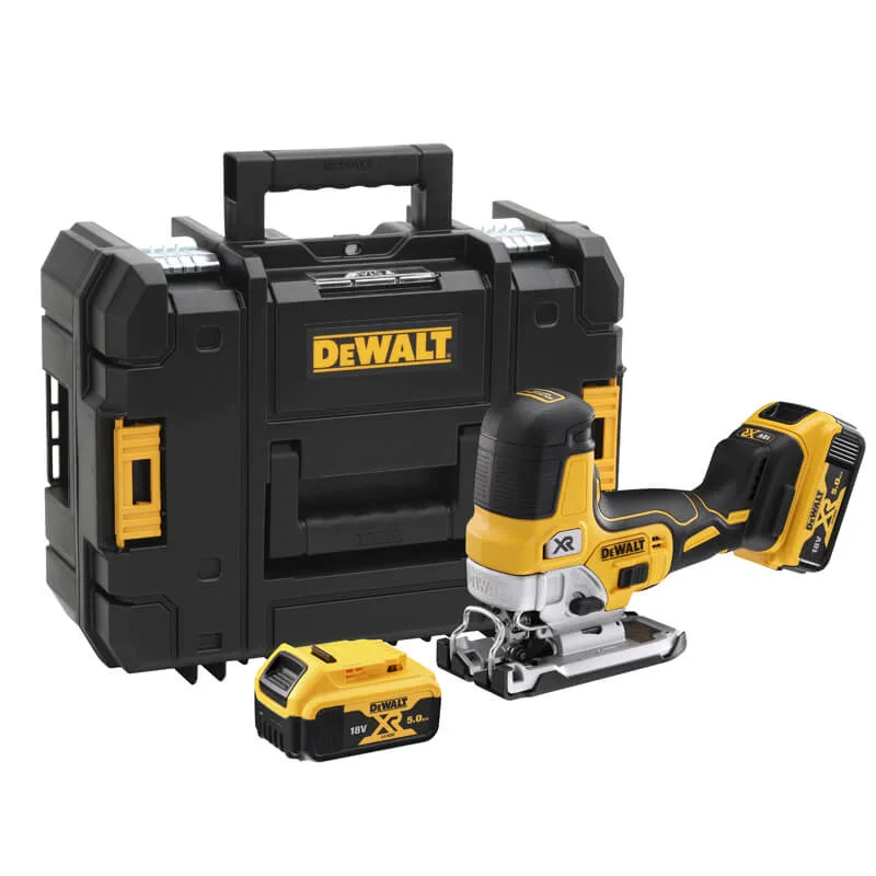 Аккумуляторная безщеточная лобзиковая пила DeWALT DCS335P2