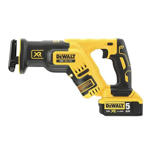 Аккумуляторная сабельная пила DeWalt DCS367P2