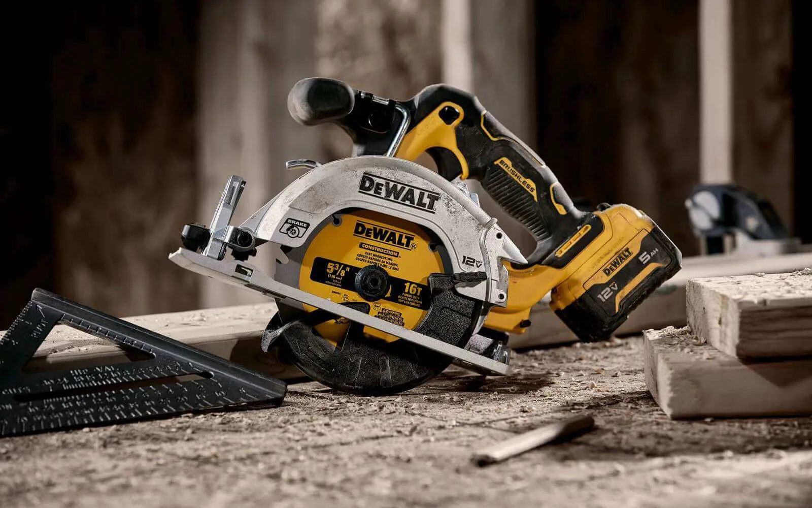 Аккумуляторная бесщеточная дисковая пила DeWALT DCS512N
