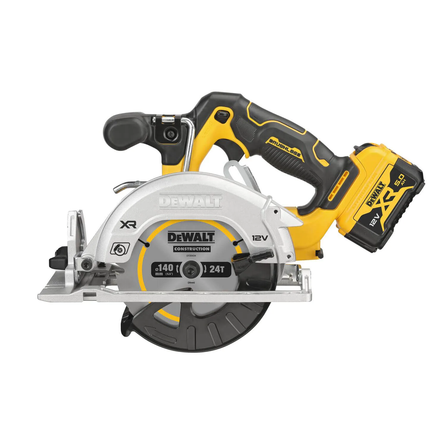 Аккумуляторная бесщеточная дисковая пила DeWALT DCS512P2
