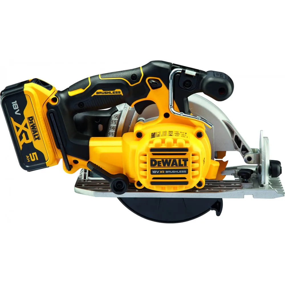 Аккумуляторная бесщеточная дисковая пила DeWALT DCS565P2