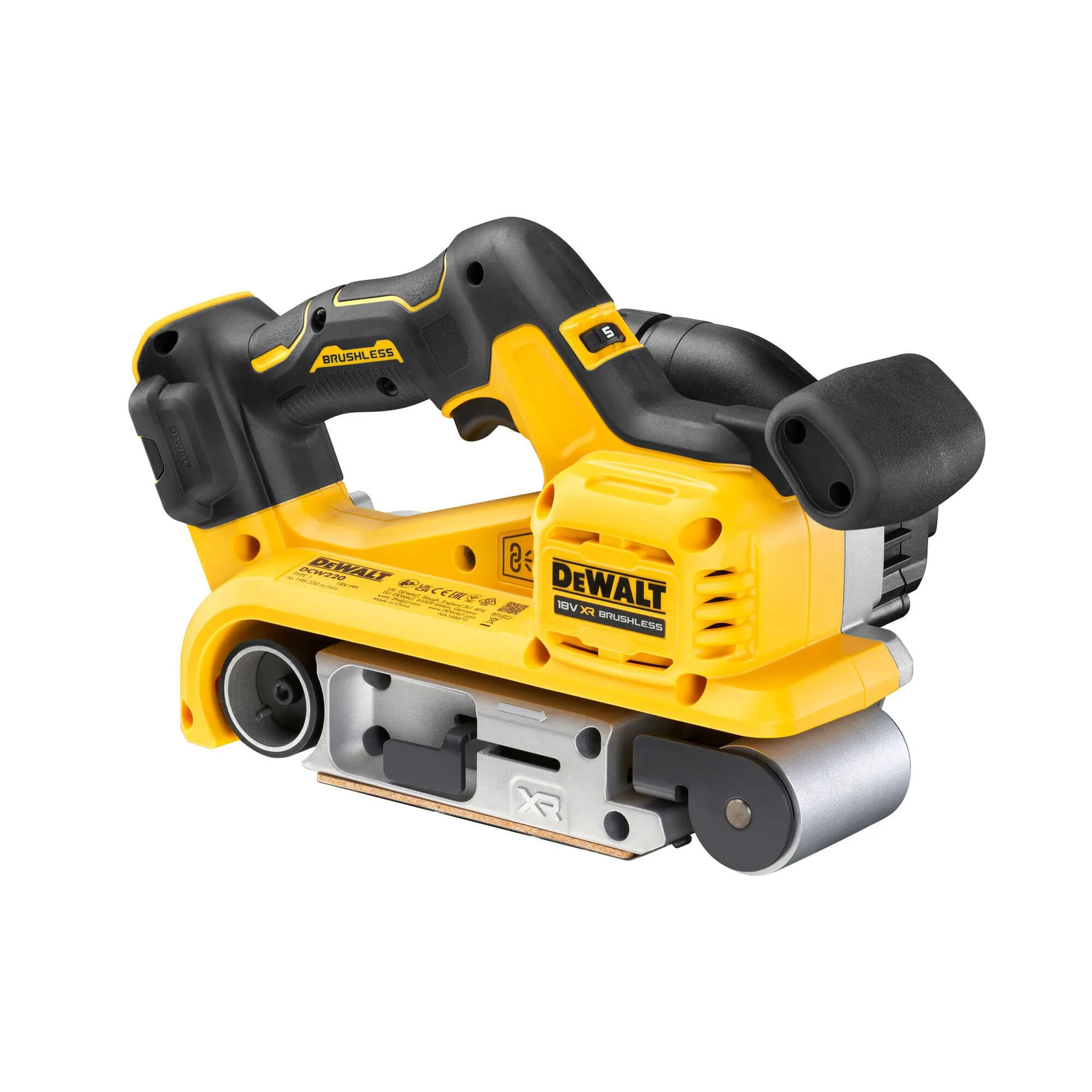 Аккумуляторная бесщеточная ленточная шлифовальная машина DeWALT DCW220NT