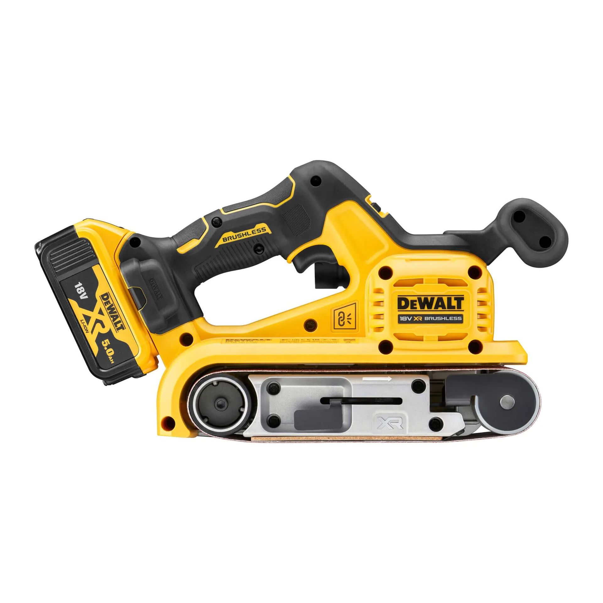 Аккумуляторная бесщеточная ленточная шлифовальная машина DeWALT DCW220P2.