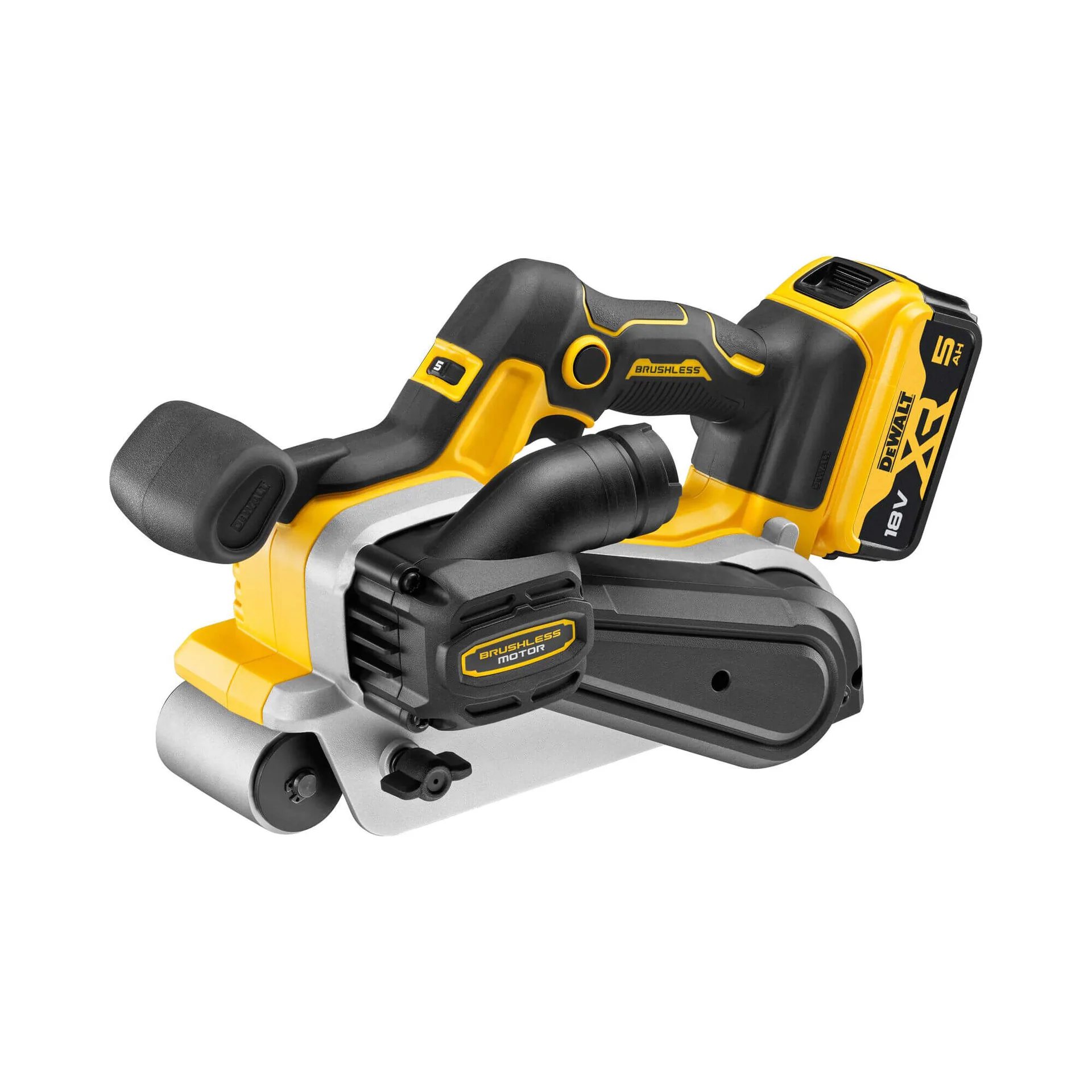 Аккумуляторная бесщеточная ленточная шлифовальная машина DeWALT DCW220P2.