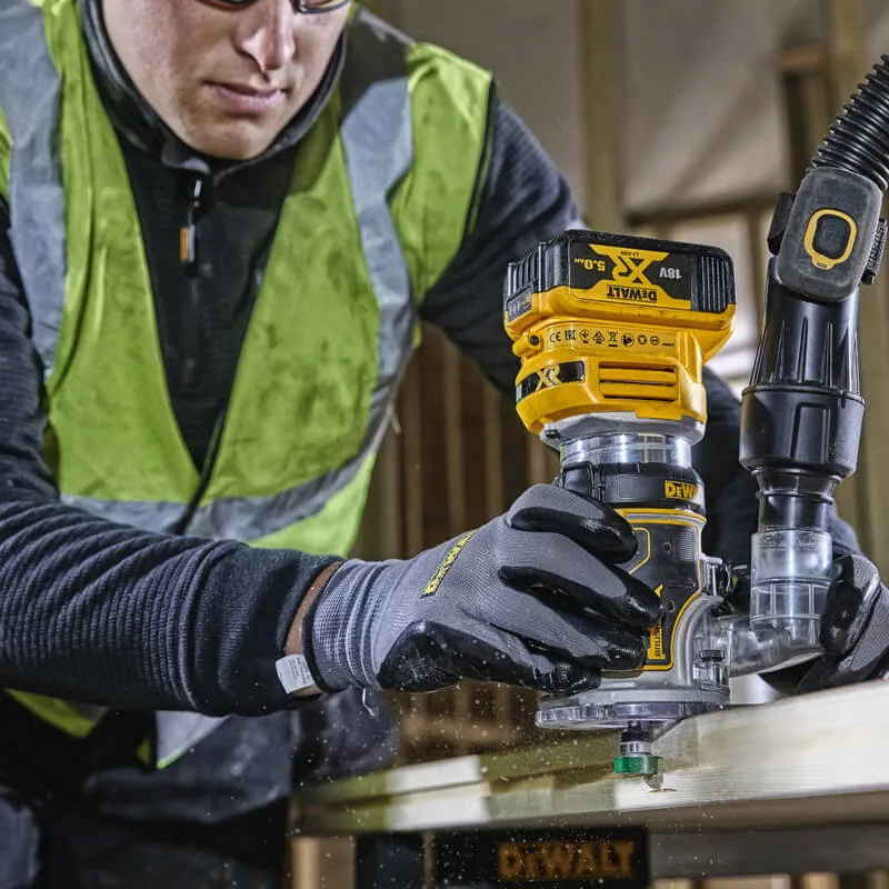Аккумуляторная бесщеточная фрезерная машина DeWALT DCW604NT