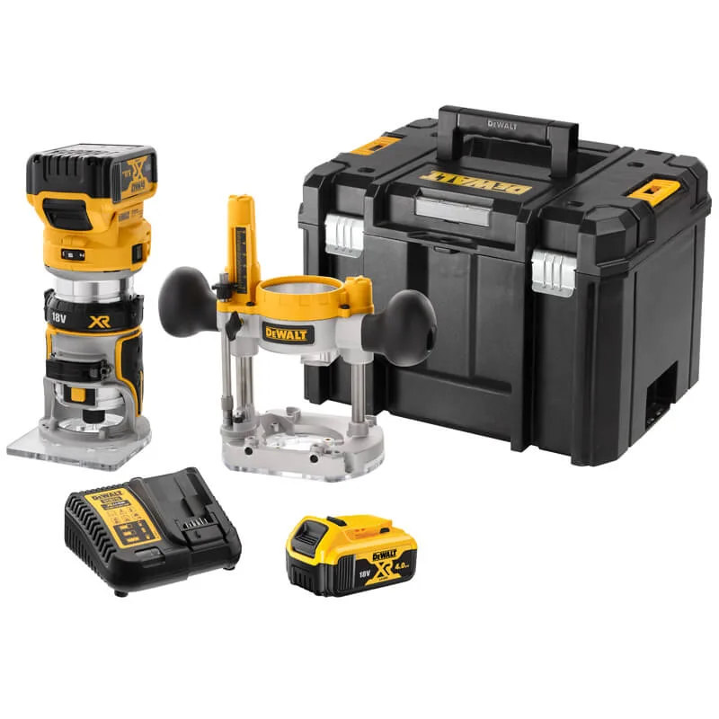 Аккумуляторная бесщеточная фрезерная машина DeWALT DCW604P2