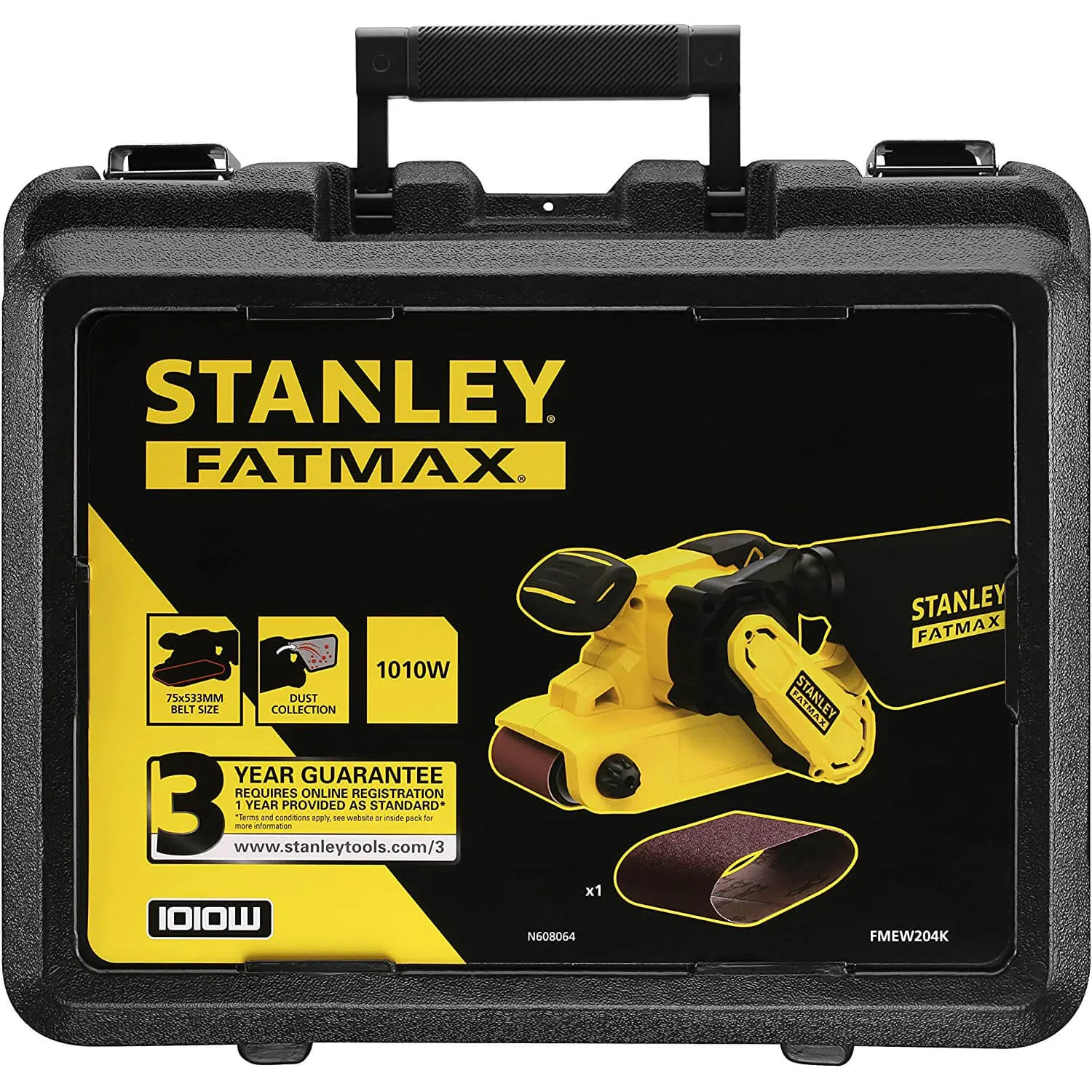 Сетевая ленточная шлифовальная машина STANLEY FATMAX FMEW204K