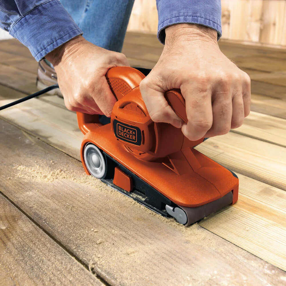 Шлифовальная машина ленточная Black&Decker KA86