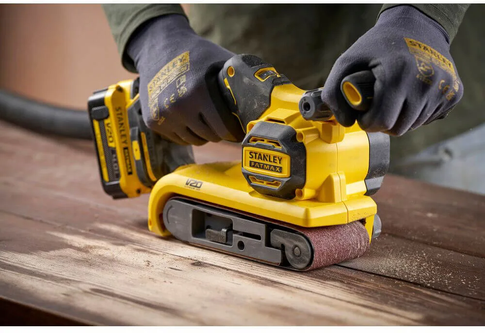 Аккумуляторная ленточная шлифовальная машина STANLEY FATMAX SFMCW223B