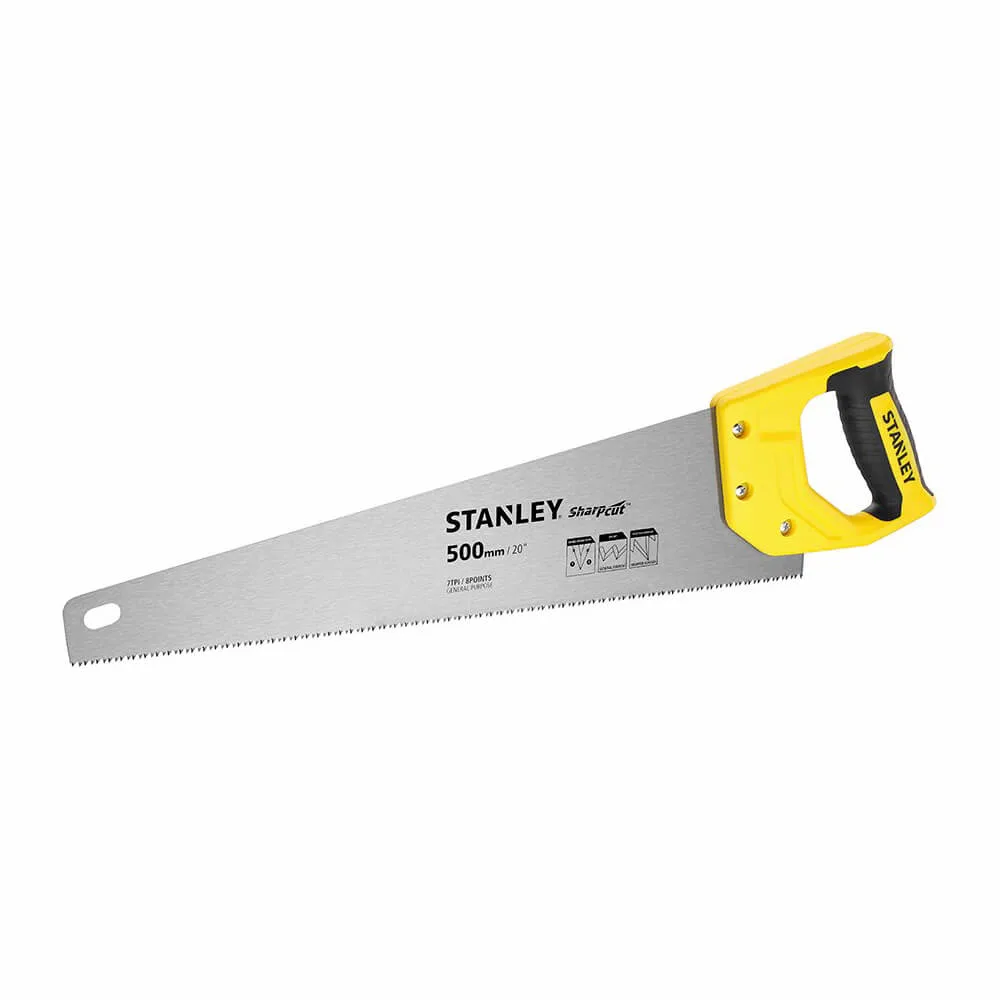 Ножовка SHARPCUT ™ длиной 500 мм для поперечного и продольного распила STANLEY STHT20367-1.
