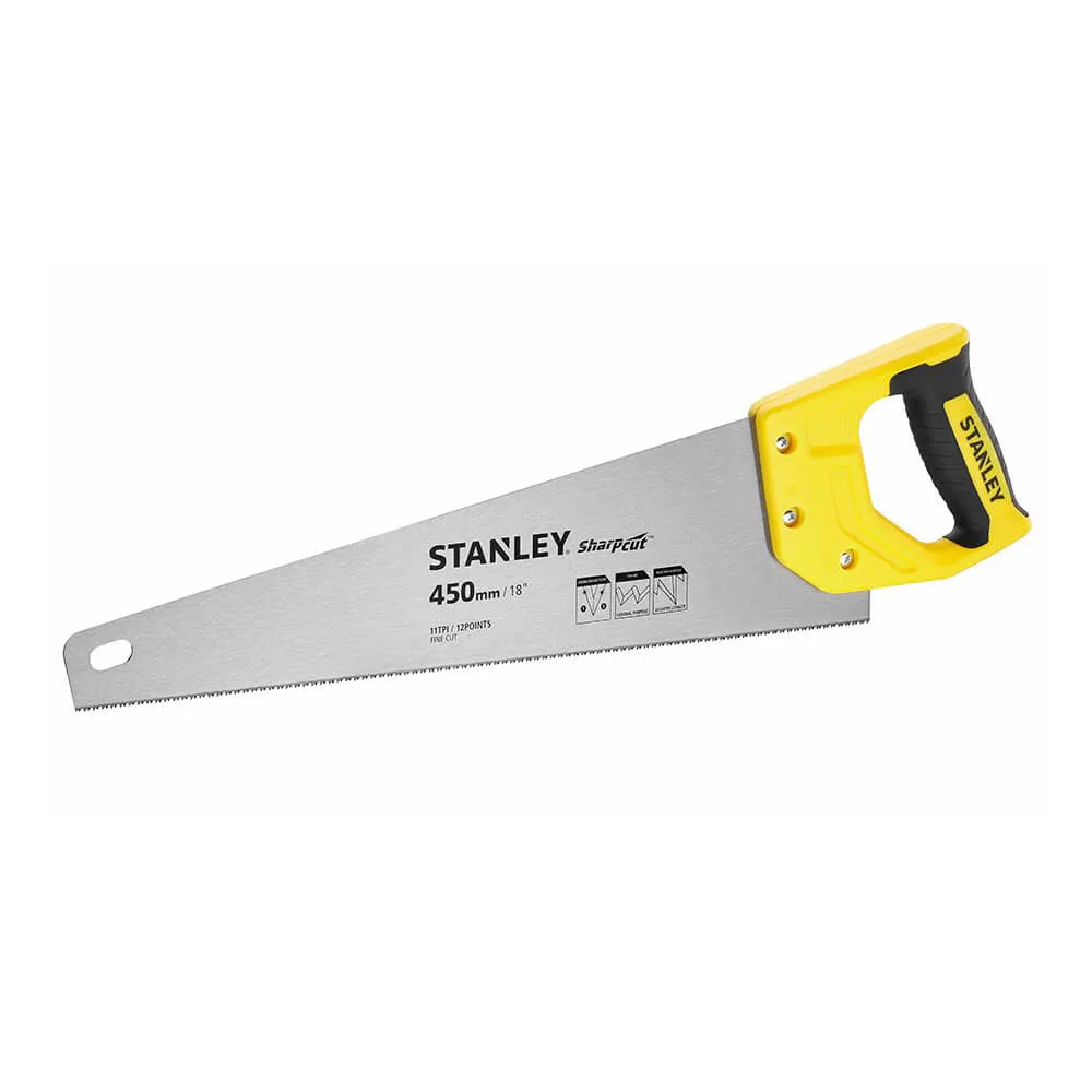 Ножовка SHARPCUT ™ длиной 450 мм для поперечного и продольного пиления STANLEY STHT20370-1