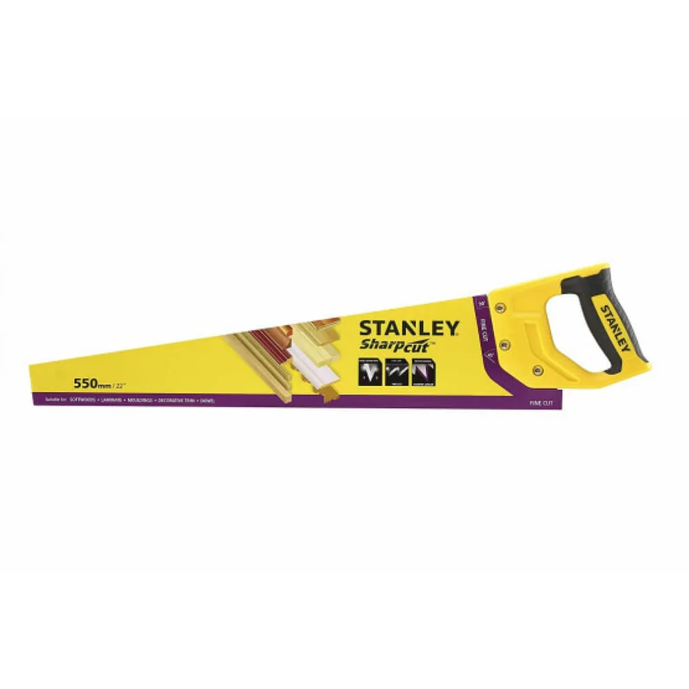 Ножовка SHARPCUT ™ длиной 550 мм для поперечного и продольного пиления STANLEY STHT20372-1