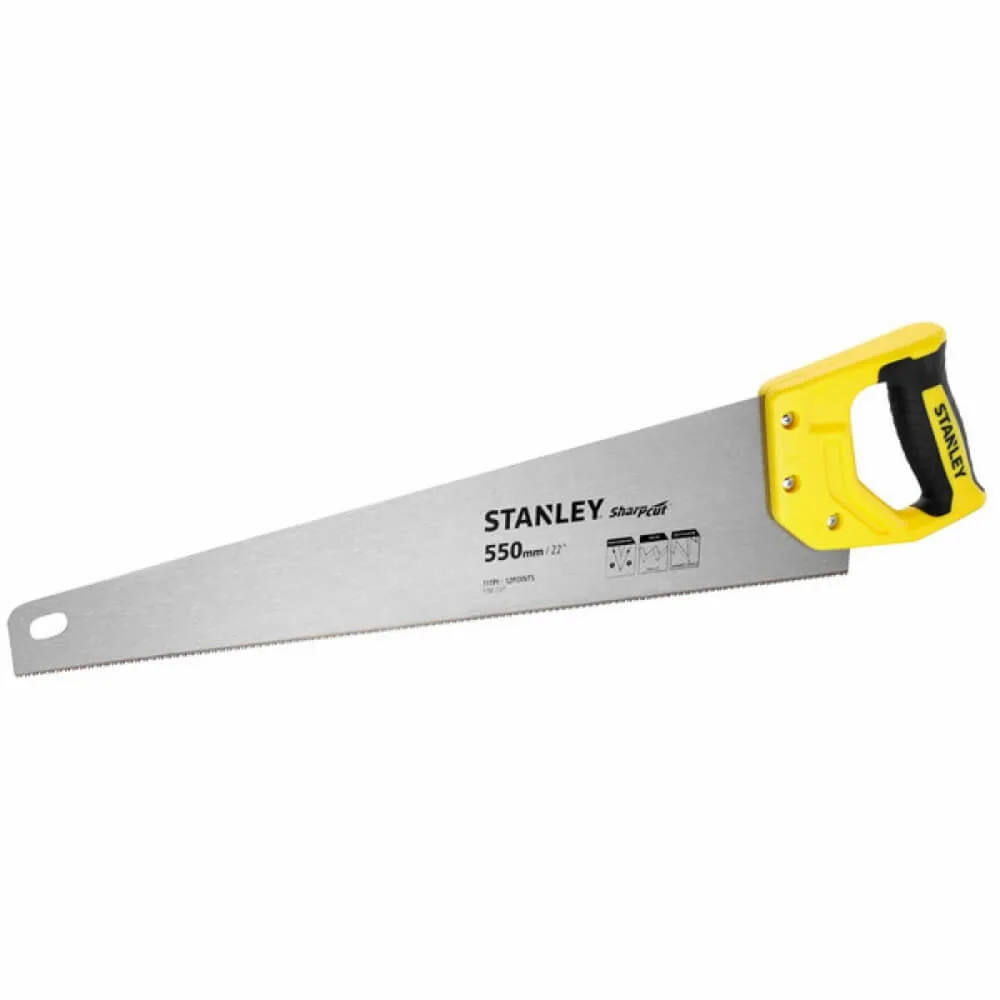 Ножовка SHARPCUT ™ длиной 550 мм для поперечного и продольного пиления STANLEY STHT20372-1