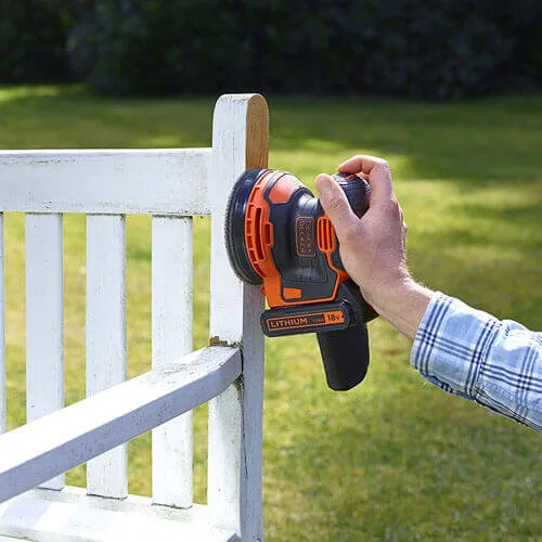 Эксцентриковая шлифмашина аккумуляторная Black&Decker BDCROS18