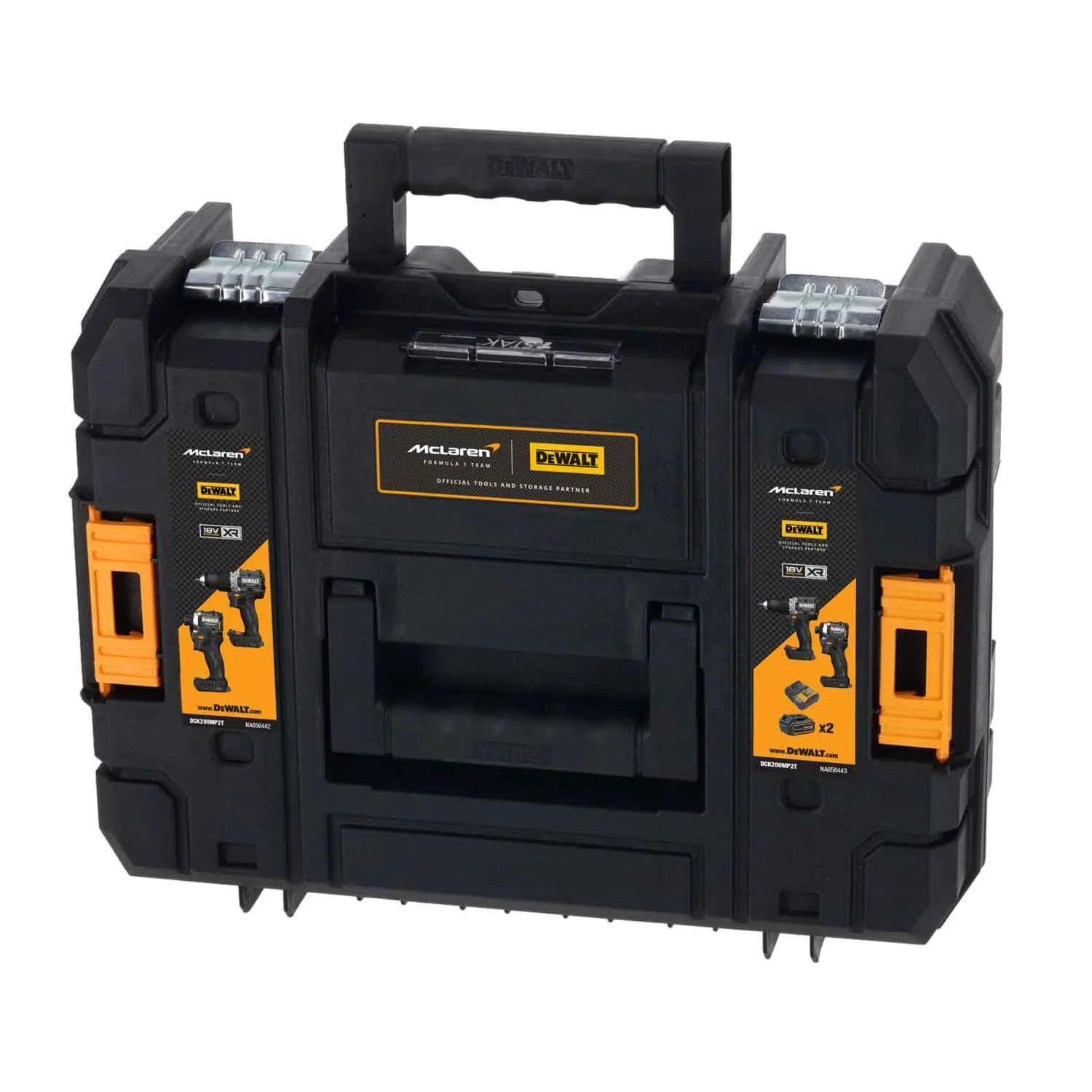 Набір з двох інструментів акумуляторних безщіткових McLaren F1 TEAM LIMITED EDITION DeWALT DCK200MP2T