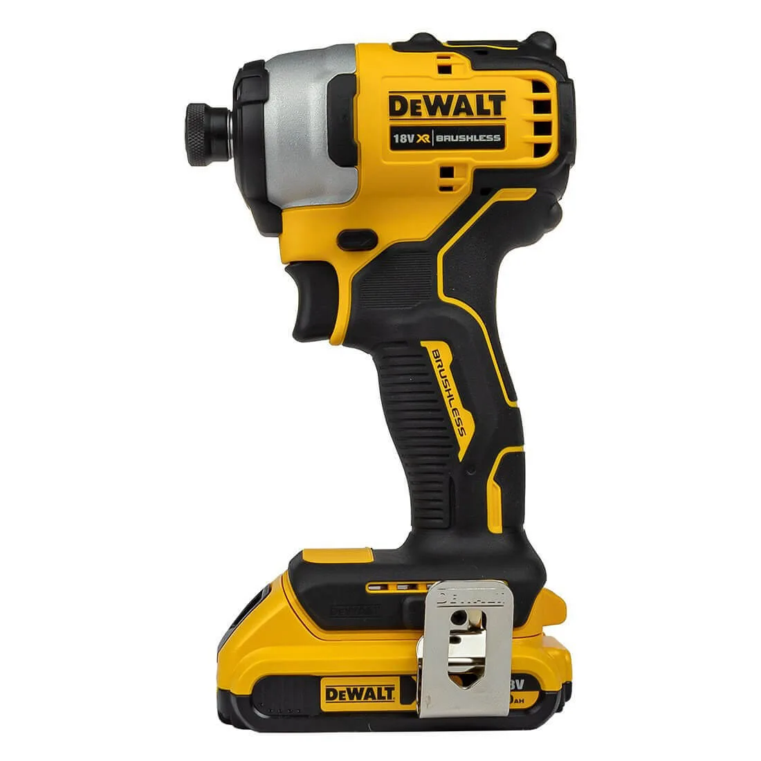 Набор из двух аккумуляторных бесщеточных инструментов DeWALT DCK2062E2T.