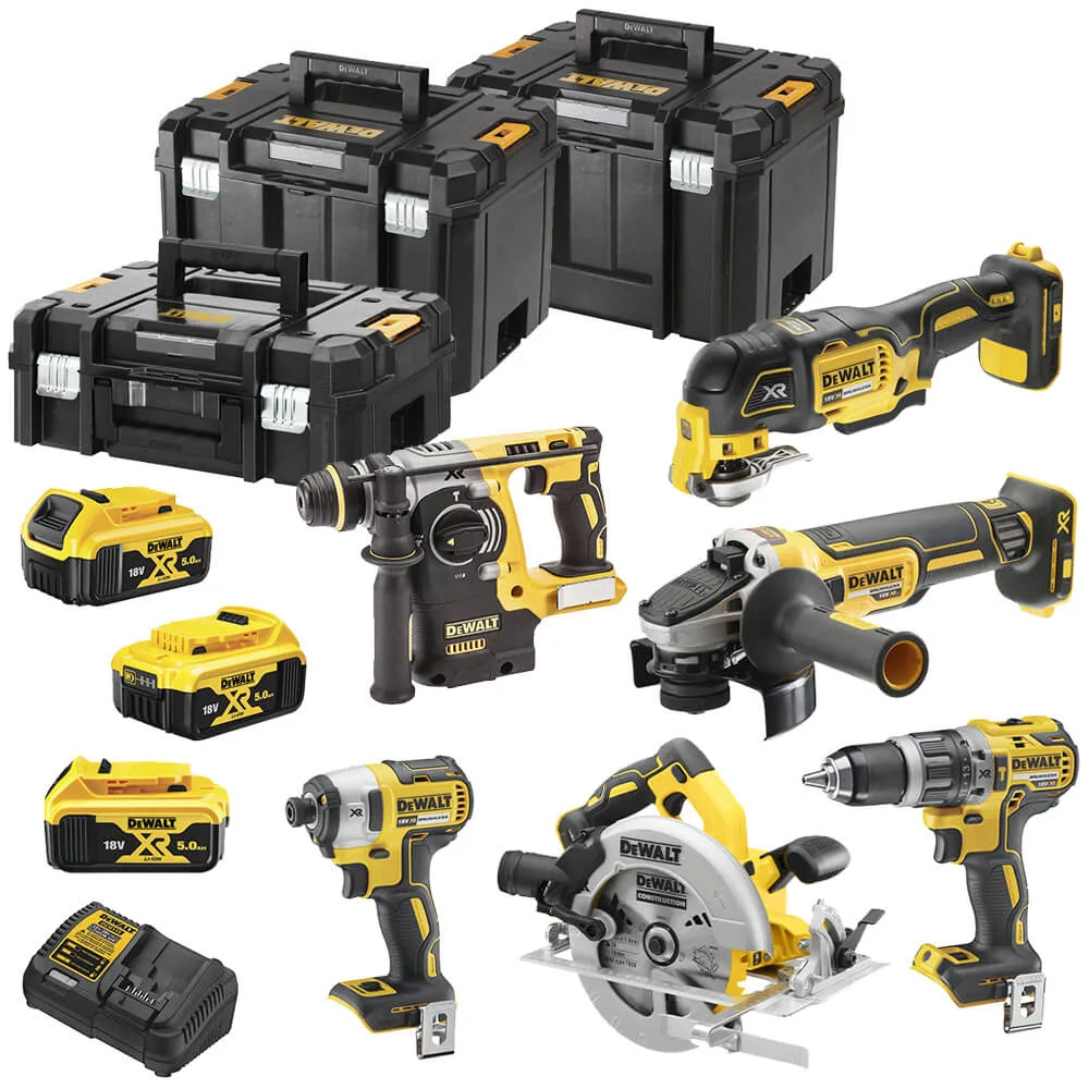 Набор из шести бесщеточных инструментов DeWALT DCK685P3T