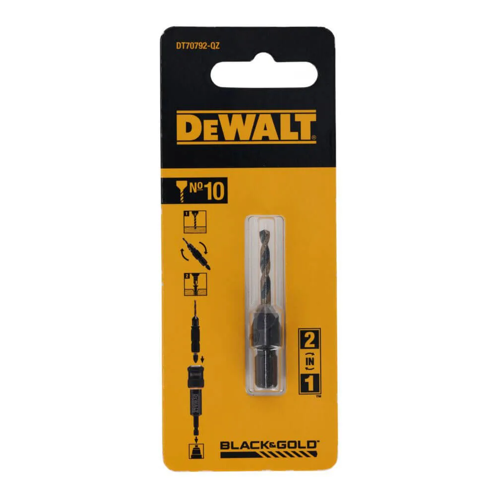 Сверло пилотное с зенкером FLIP&DRIVE №10 DeWALT DT70792