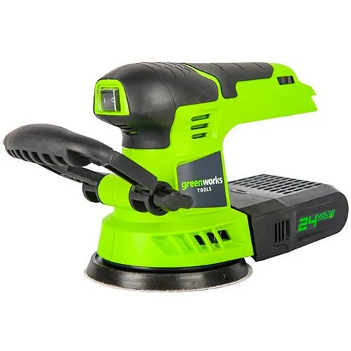 Эксцентриковая шлифмашина аккумуляторная Greenworks G24ROS