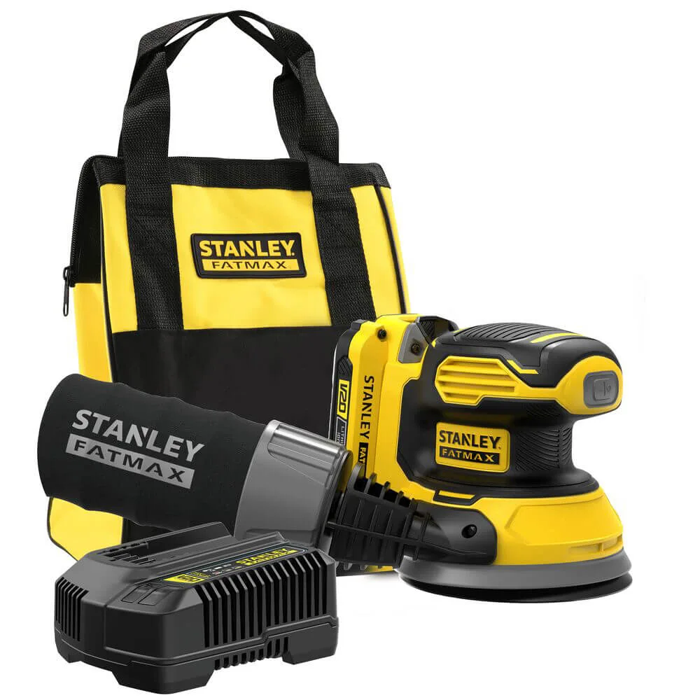 Аккумуляторная эксцентриковая шлифовальная машина STANLEY FATMAX SFMCW220D1S