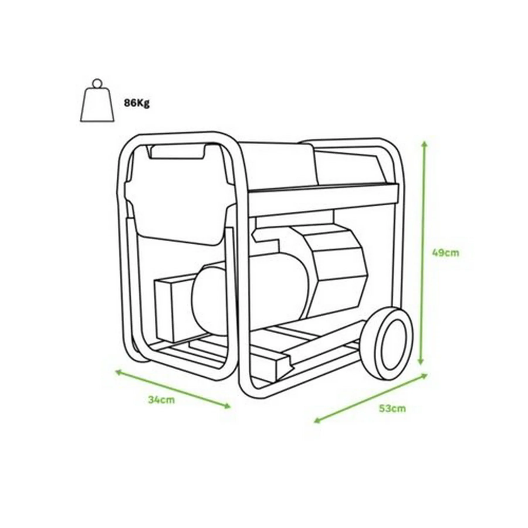 Генератор дизельный GENERGY LIMITED 3000D