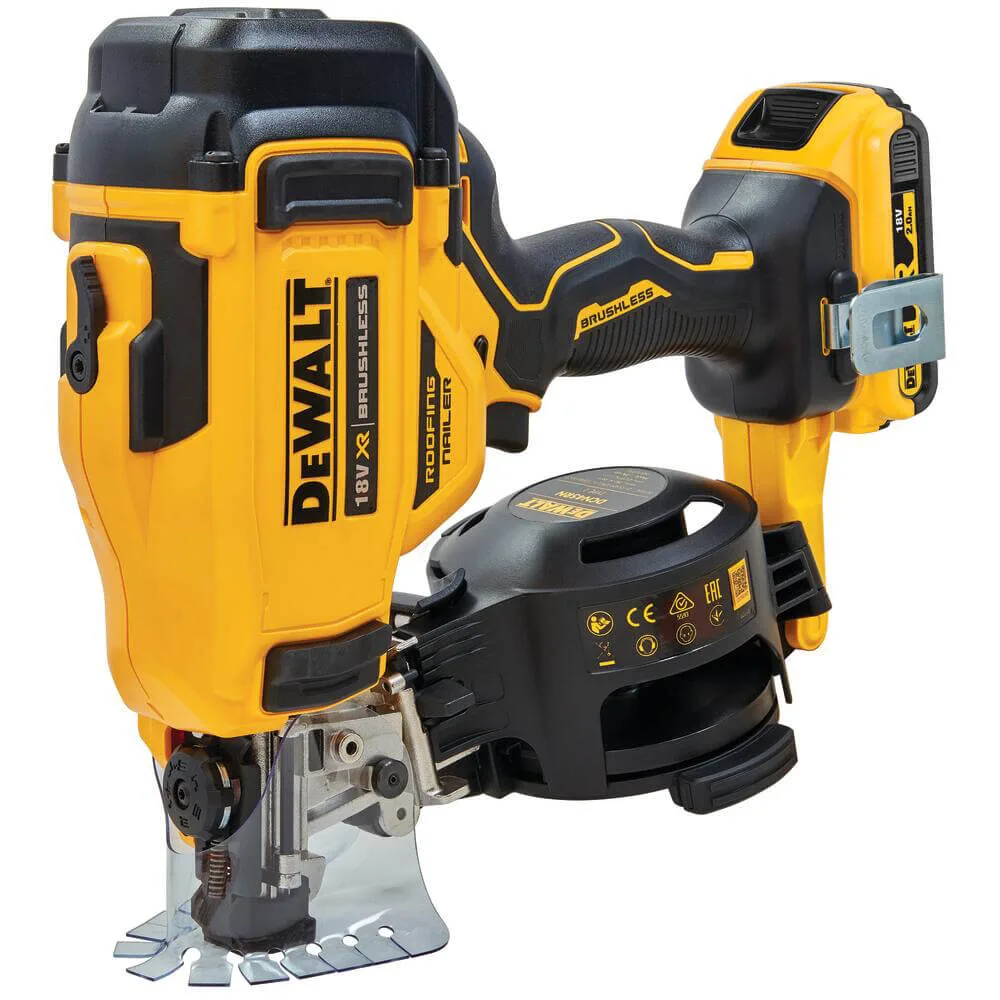 Аккумуляторный бесщеточный пистолет-гвоздезабиватель DeWALT DCN45RND2