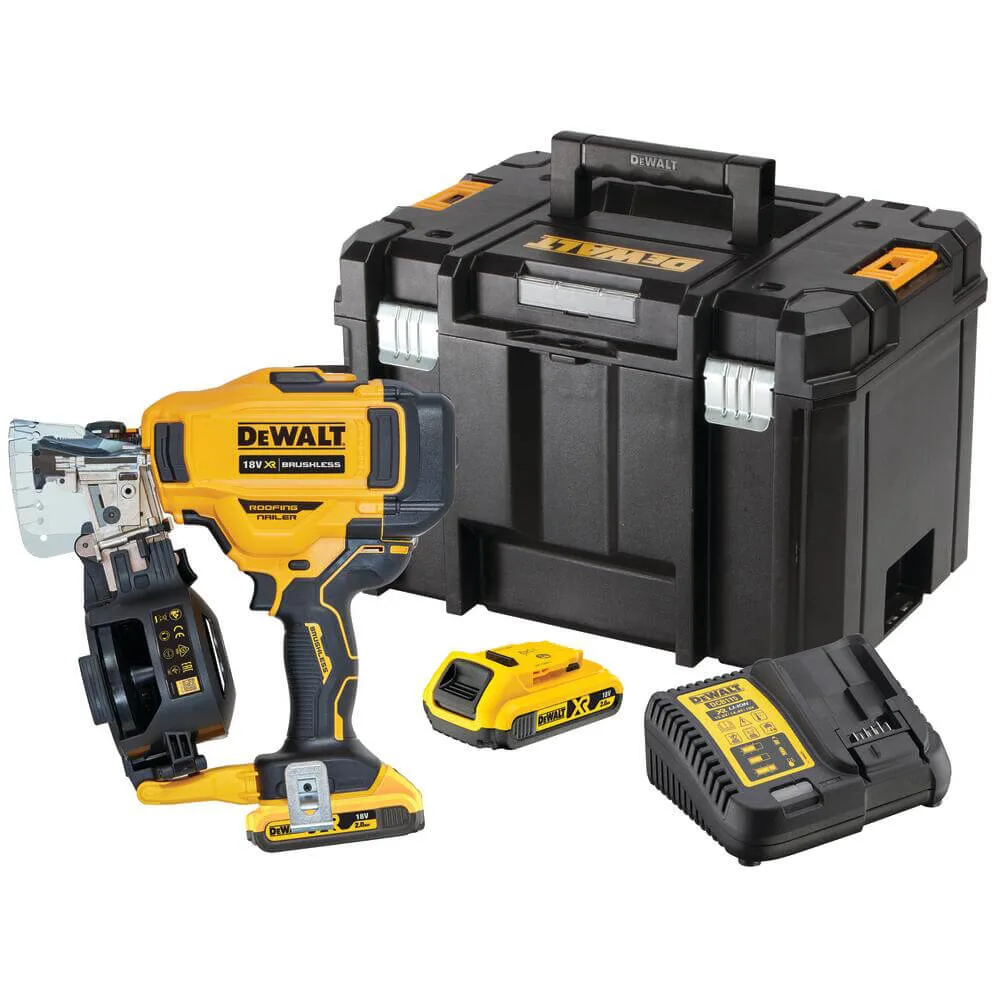 Аккумуляторный бесщеточный пистолет-гвоздезабиватель DeWALT DCN45RND2