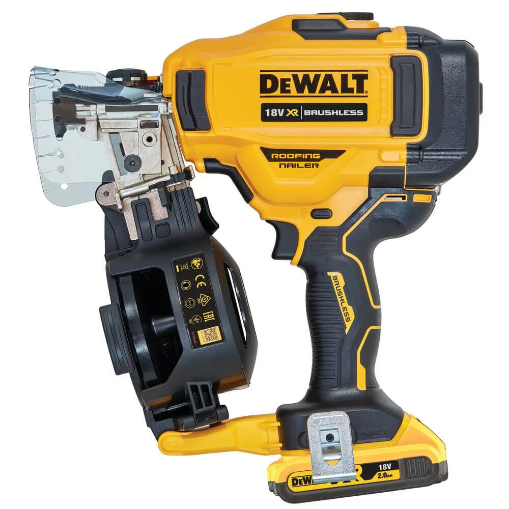 Аккумуляторный бесщеточный пистолет-гвоздезабиватель DeWALT DCN45RND2