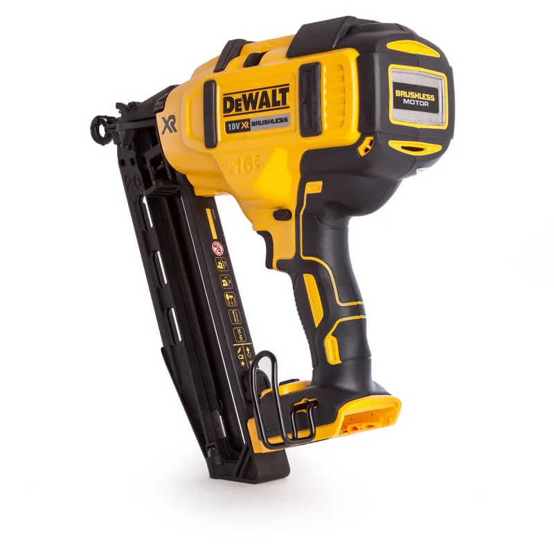Аккумуляторный бесщеточный пистолет-гвоздезабиватель DeWALT DCN660N.