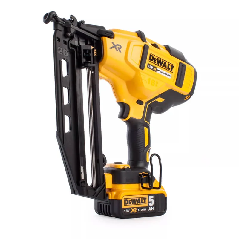Аккумуляторный бесщеточный пистолет-гвоздезабиватель DeWALT DCN660P2