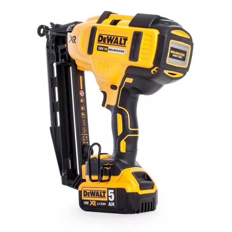 Аккумуляторный бесщеточный пистолет-гвоздезабиватель DeWALT DCN660P2