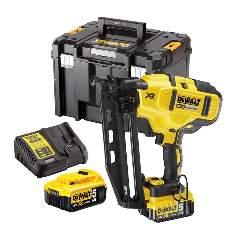 Аккумуляторный бесщеточный пистолет-гвоздезабиватель DeWALT DCN660P2