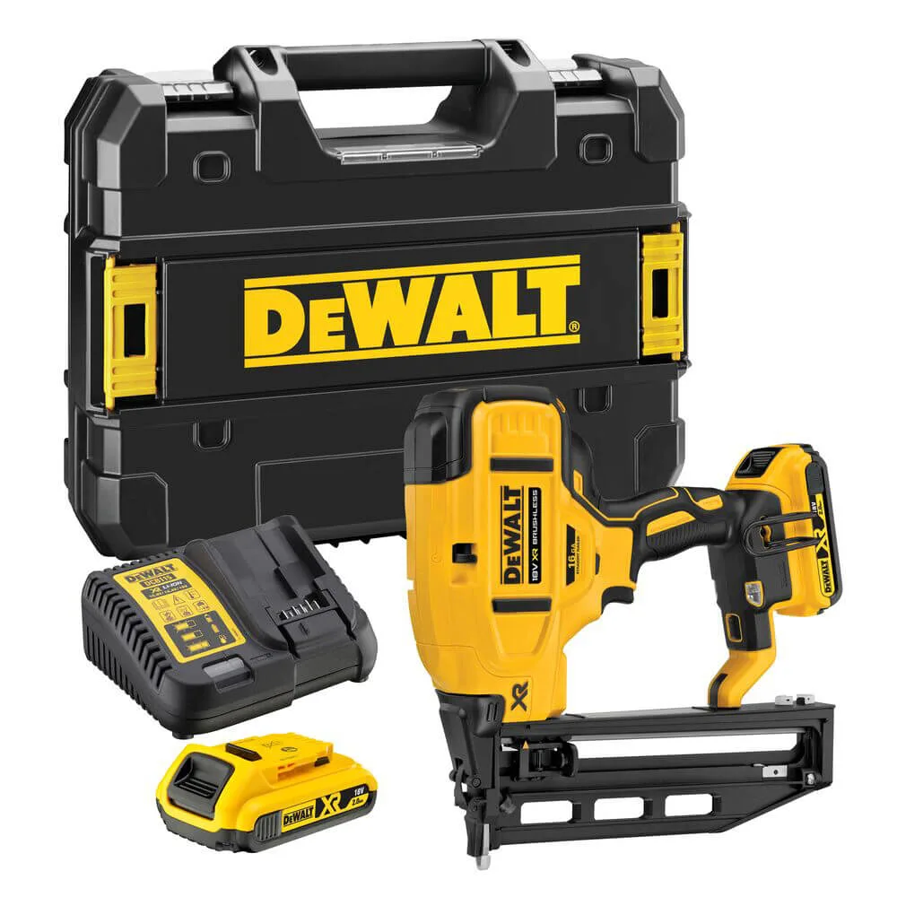 Аккумуляторный бесщеточный пистолет-гвоздезабиватель DeWALT DCN662D2