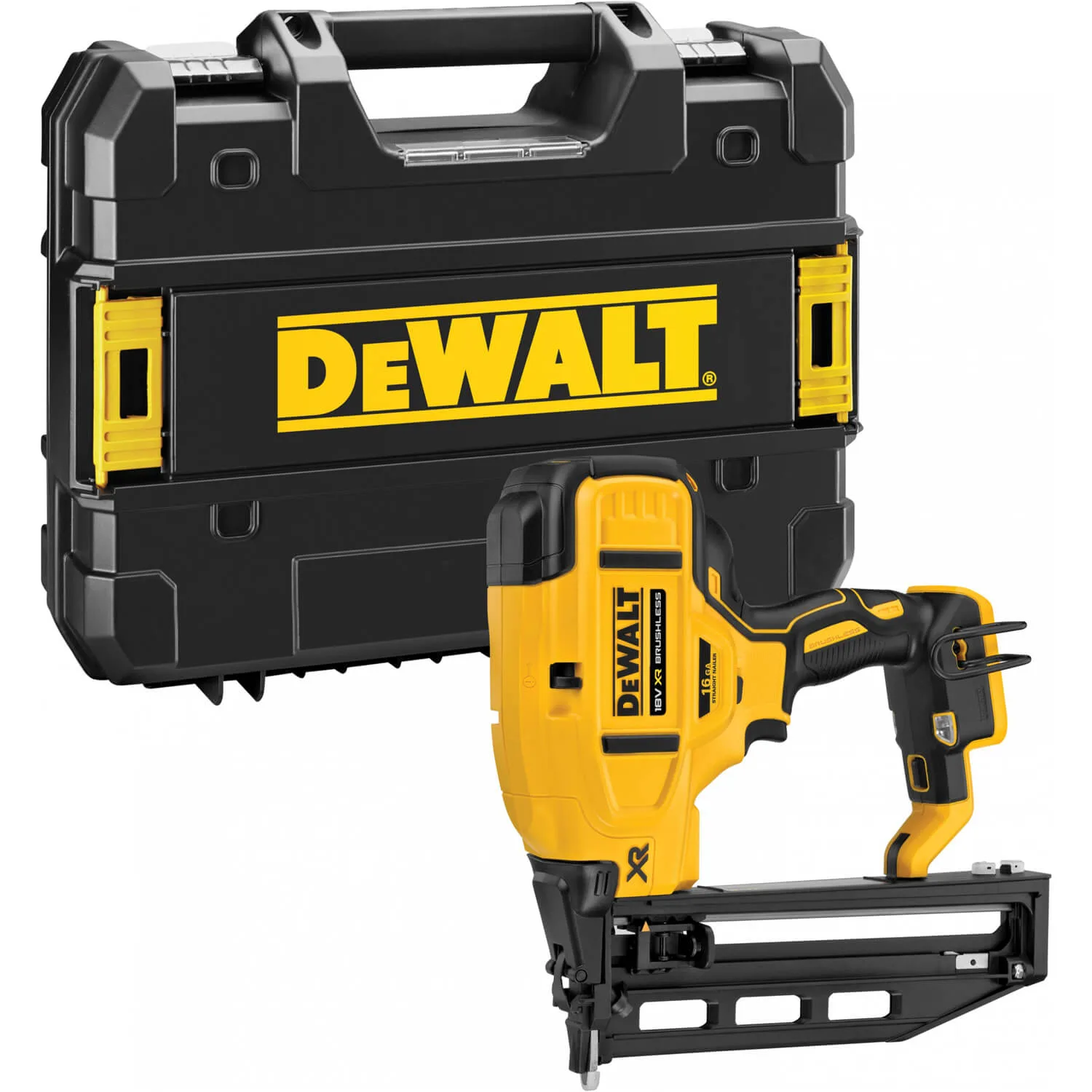 Аккумуляторный бесщеточный пистолет-гвоздезабиватель DeWALT DCN662NT