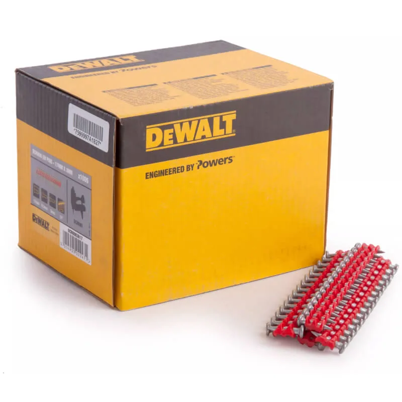 Оцинкованные гвозди для сверхпрочного бетона и металла DeWALT DCN8903017